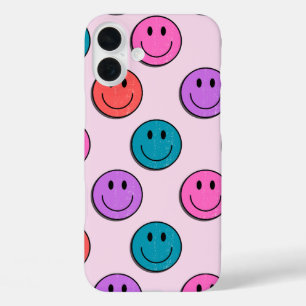 Étui pour iPhone 16 plus avec motif de visage sour