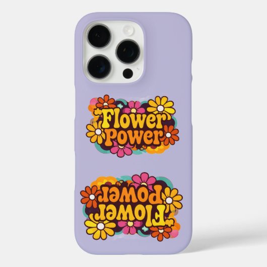 Étui pour iPhone 16 Pro | Électronique | Floral Ré (Verso)