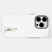 Étui pour iPhone 16 Pro Golfeur Vintage (Verso (horizontal))