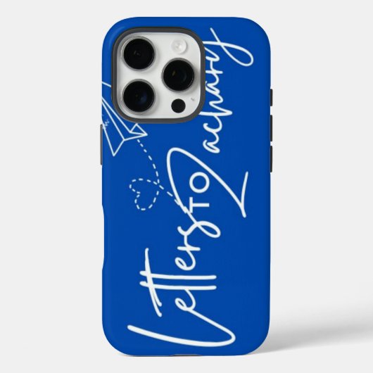Étui pour iPhone 16 Pro Lettres à Zachary (Verso)