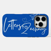Étui pour iPhone 16 Pro Lettres à Zachary (Verso (horizontal))