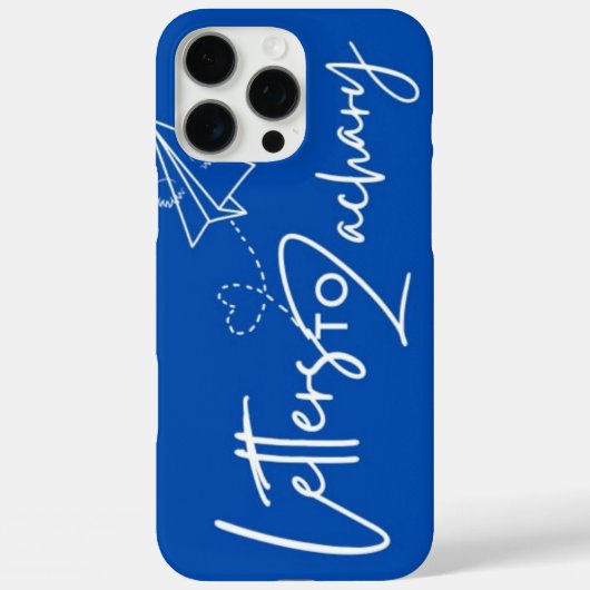 Étui pour iPhone 16 Pro Max Lettres à Zachary (Verso)