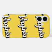 Étui pour iPhone 16 Pro Virginia Pride (Verso (horizontal))