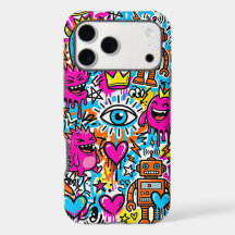 Étui pour iPhone 17 Pro à motif de collage de graf