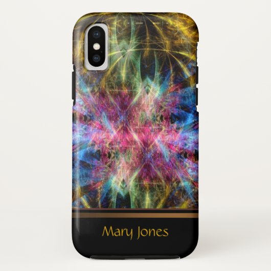 Étui pour iPhone 3 Case-Mate en art fractal abstra (Dos)