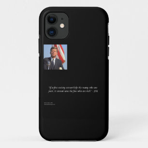 Étui pour iPhone 5 5/S avec citation de JFK "Sauve