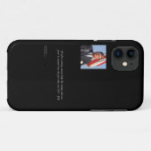 Étui pour iPhone 5 5/S avec citation de JFK "Sauve (Dos (Horizontal))