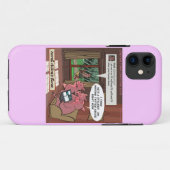 Étui pour iPhone 5/5S 3 Petits Cochons au Courant  (Dos (Horizontal))