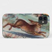 Étui pour iPhone 5/5S Décembre Lapin (Dos (Horizontal))