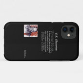 Étui pour iPhone 5/5S GK Chesterton & Napoléon (Dos (Horizontal))