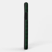Étui pour iPhone 5 à carreaux Graham Clan vert et (Dos/Droite)