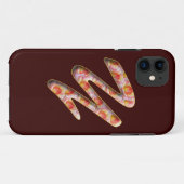 Étui pour Iphone 5 à motif Y monogramme dans les r (Dos (Horizontal))