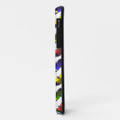 Étui pour iPhone 5 Arc-en-ciel de papillons (Blanc (Dos/Gauche)