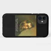 Étui pour iPhone 5 avec citation de Ludwig Feurbac (Dos (Horizontal))