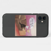 Étui pour iPhone 5 avec dessin animé drôle de rend (Dos (Horizontal))