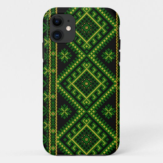 Étui pour iPhone 5 Broderie de croix ukrainienne (Dos)