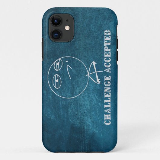 Étui pour iPhone 5 Challenge Accepté (Dos)