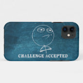 Étui pour iPhone 5 Challenge Accepté (Dos (Horizontal))