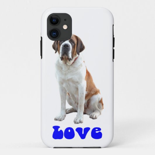 Étui pour iPhone 5 chiot Saint-Bernard (Dos)