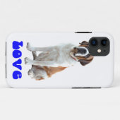 Étui pour iPhone 5 chiot Saint-Bernard (Dos (Horizontal))
