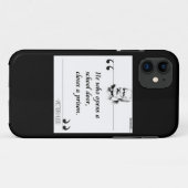 Étui pour iPhone 5 Citation de porte de l'école Vi (Dos (Horizontal))