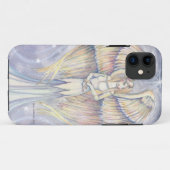 Étui pour iPhone 5 Fantasy Art Angel à l'aile doré (Dos (Horizontal))
