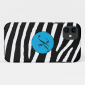 Étui pour iphone 5 Monogramme Impression Zèbre (Dos (Horizontal))