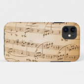 Étui pour iPhone 5 Notes de musique (Dos (Horizontal))