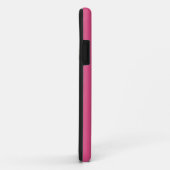Étui pour iPhone 5 Rose avec Marguerites Blanches (Dos/Droite)