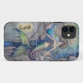 Étui pour iPhone 5 Sirène et Hippocampe (Dos (Horizontal))