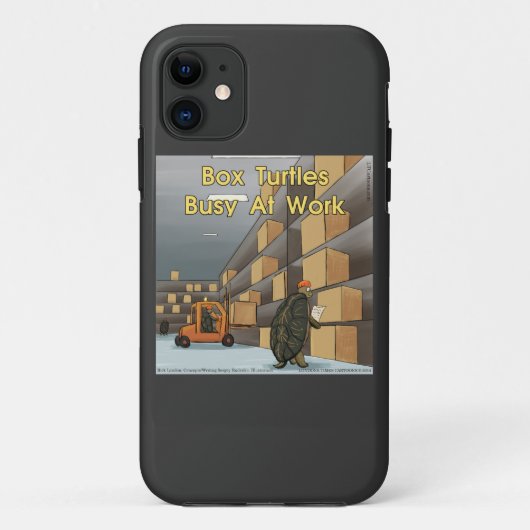 Étui pour iPhone 5 Tortues Drôles Box (Dos)