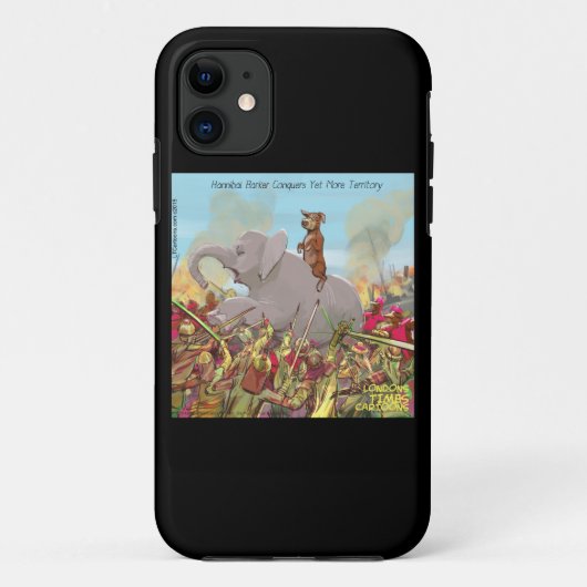 Étui pour iPhone 6 drôle Hannibal le Conquérant (Dos)