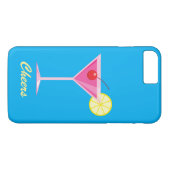 Étui pour iPhone 7 Plus Cheers Summer Cocktail (Dos (Horizontal))