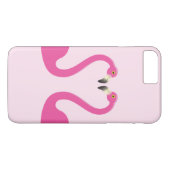 Étui pour iPhone 7 Plus Flamingos qui s'embrassent (Dos (Horizontal))