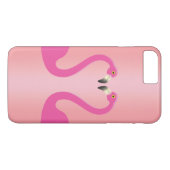 Étui pour iPhone 7 Plus Flamingos qui s'embrassent (Dos (Horizontal))
