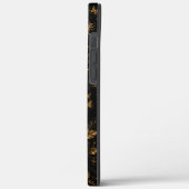Étui pour iPhone à fleur de papillon en velours no (Verso / Gauche)