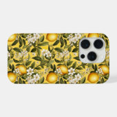 Étui pour iPhone à motif citron dans le style Cott (Verso Horizontal)