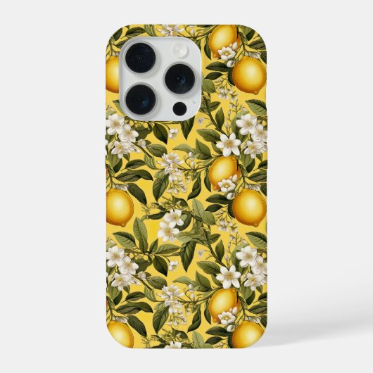 Étui pour iPhone à motif citron dans le style Cott (Verso)