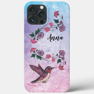 Étui pour iPhone à motif colibri