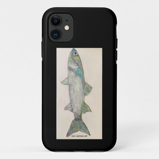 Étui pour iPhone à motif de poisson (Dos)