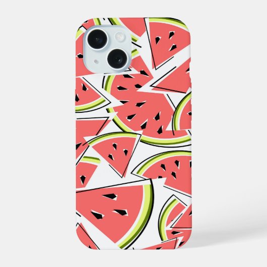 Étui pour iPhone à motif pastèque (Verso)