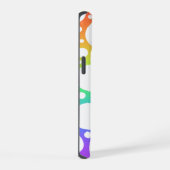 Étui pour iPhone à pois arc-en-ciel (Côté droit)