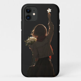 Étui pour iPhone à regard plein d'espoir