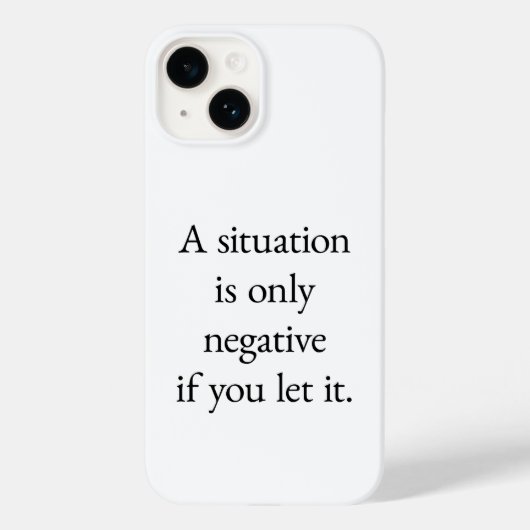 Étui pour iPhone A Situation (Verso)