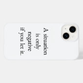 Étui pour iPhone A Situation (Verso (horizontal))