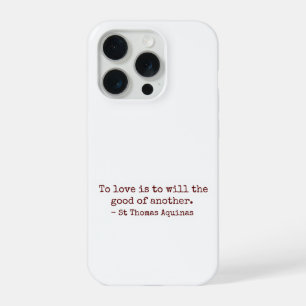 Étui pour iPhone « Aimer, c'est vouloir le bien d'