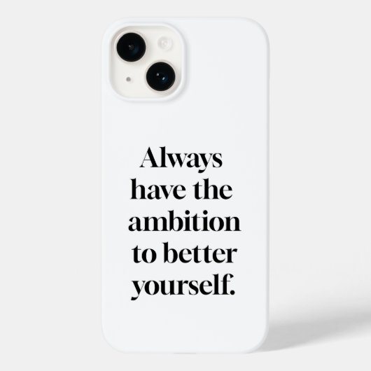 Étui pour iPhone Ambition (Verso)