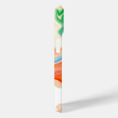 Étui pour iPhone avec art de ligne géométrique (Verso / Droite)