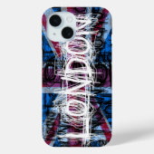 Étui pour iPhone avec graffiti de Londres à gratte (Verso)