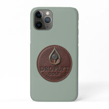 Étui pour iPhone avec logo Droplyt Golf Rustic